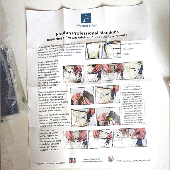 NEW Prestan RPP-AMON-1 Single Monitor for Professional Adult Manikin - Picture 4 of 4